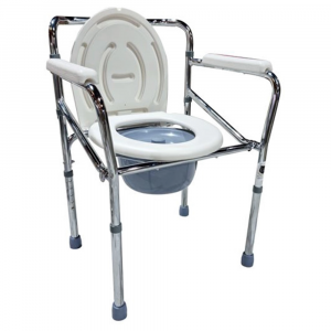 OVER TOILET AID COMMODE CHAIR WITH TOILET SEAT