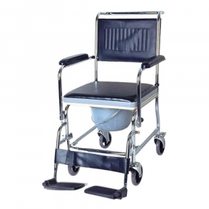 PORTABLE SHOWER TOILET TRANSFER COMMODE
