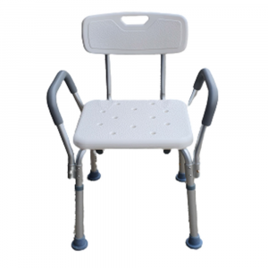 SHOWER CHAIR WITH STOOL BACK