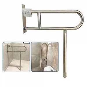 STAINLESS STEEL TOILET GRAB RAIL