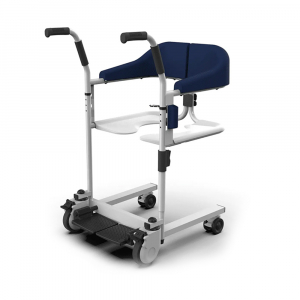 Transport commode and over toilet wheelchair